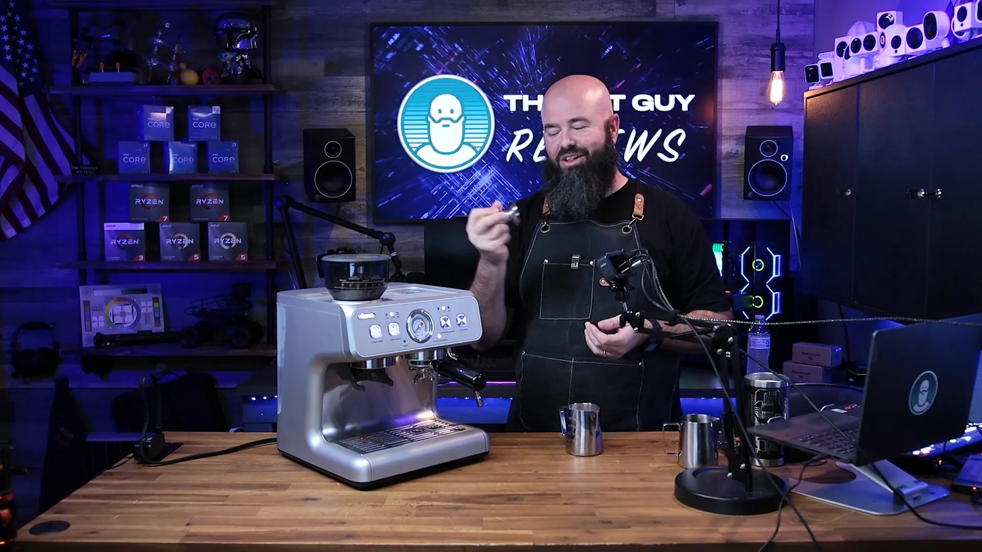 Final overview of the espresso machine