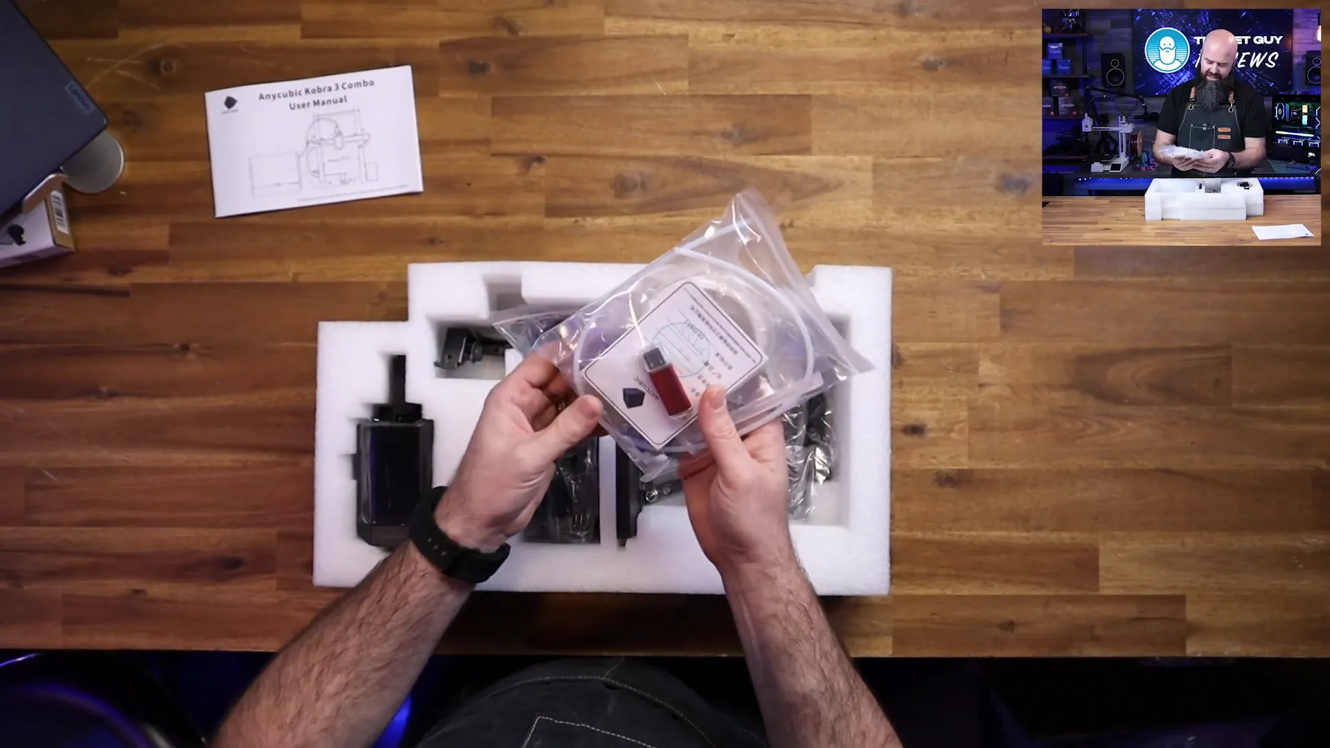 Unboxing the Anycubic Kobra 3 Combo Kit