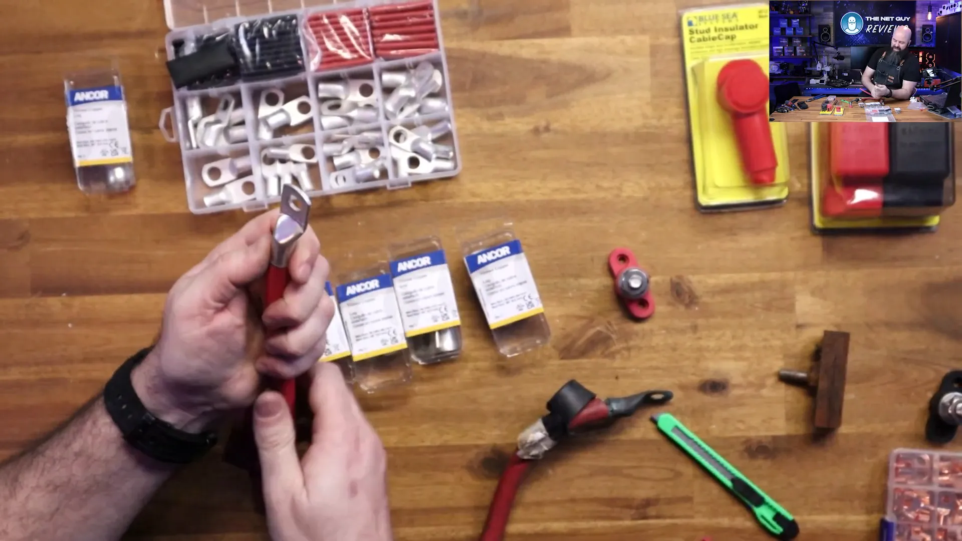 Crimping terminal lugs