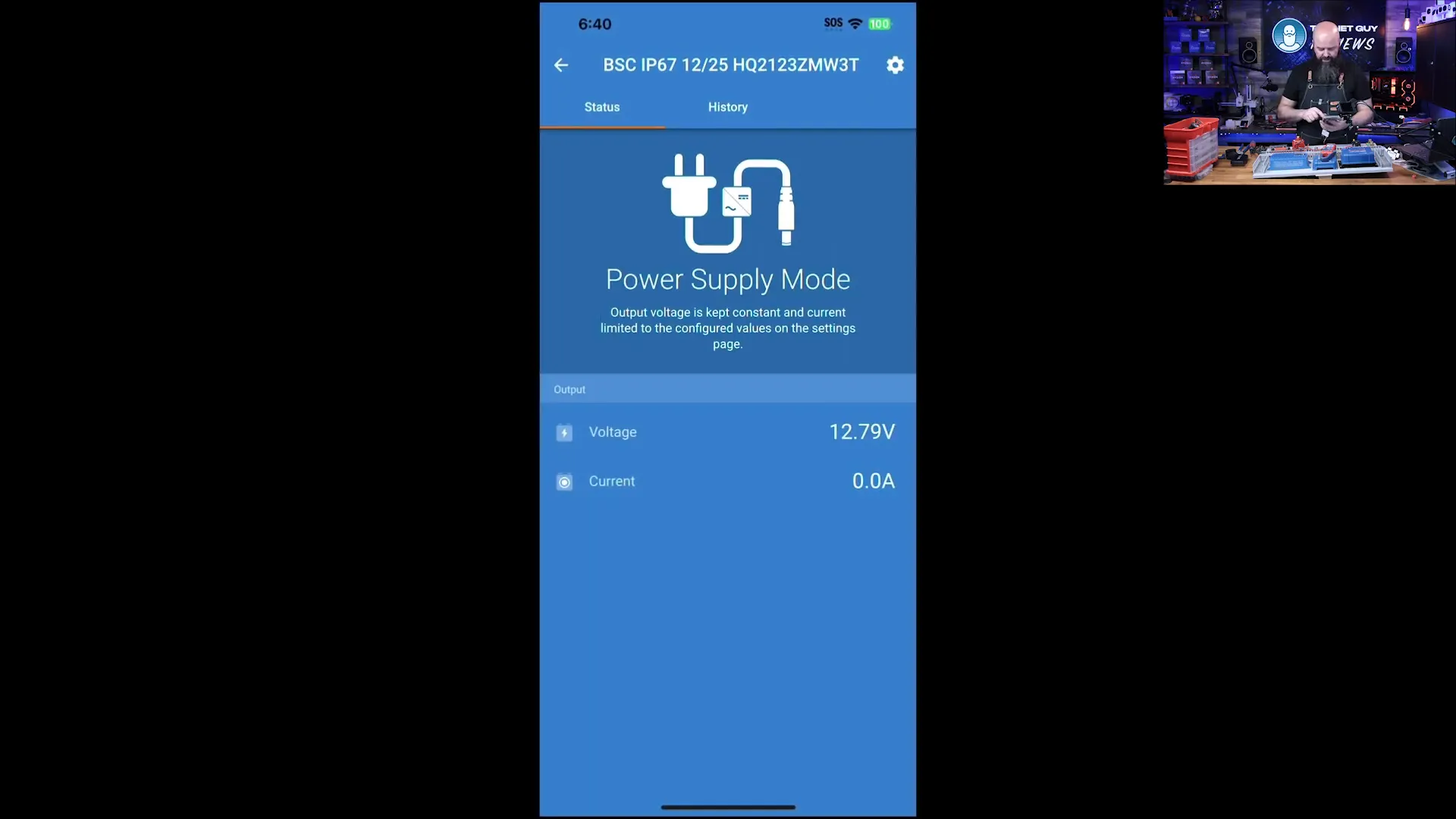 Victron Connect app interface